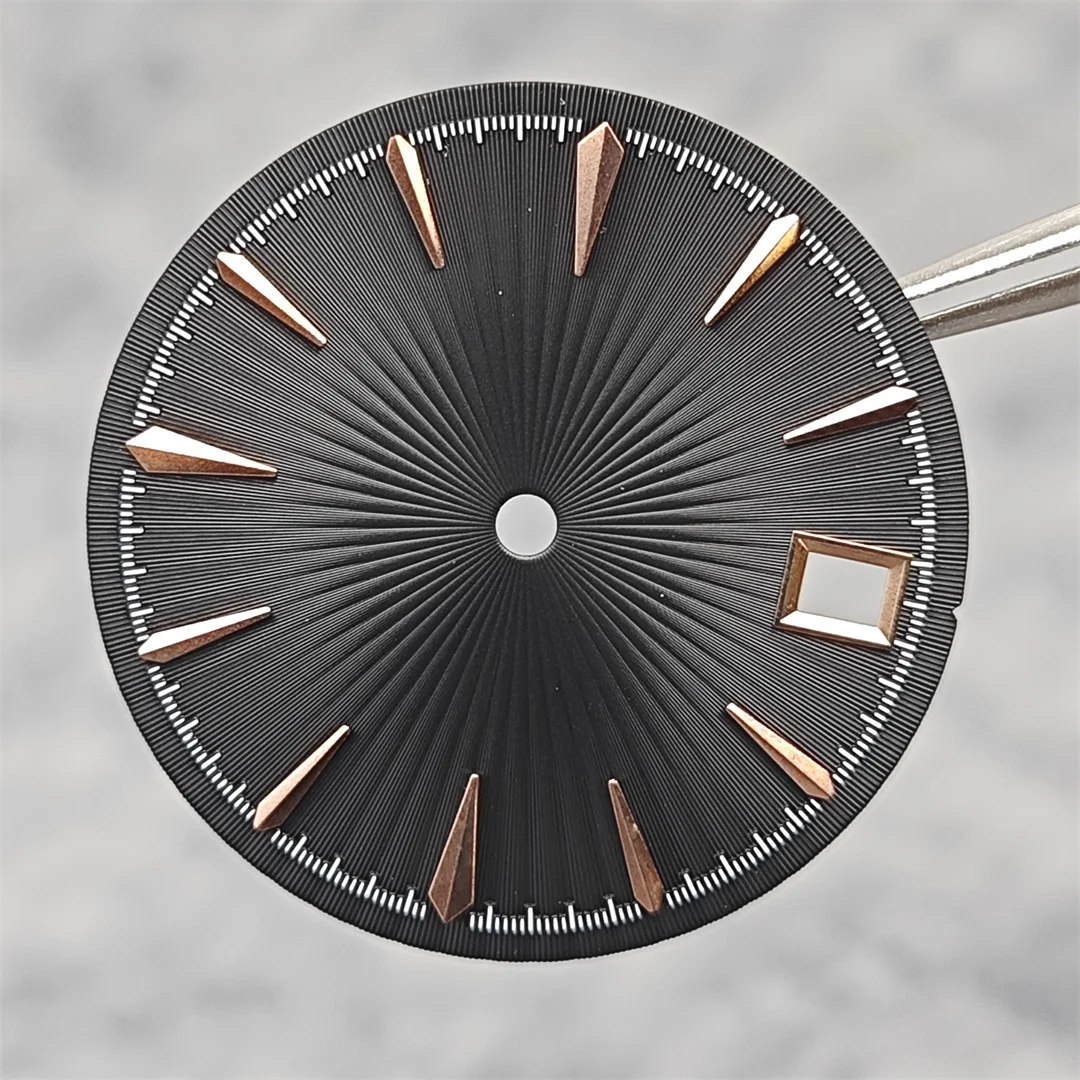 29mm Radial Pattern Watch Dial with Single Date