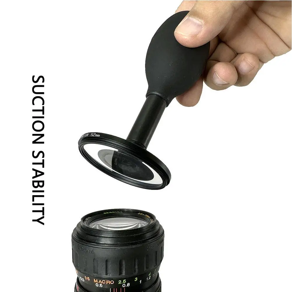 Camera Lens Cleaner Camera Lens Sucker Kit Long Suction Cup Pen Anti-Static Filter Dust Cleaner Manual Vacuum Suction Pen Lens Puller Camera Repair
