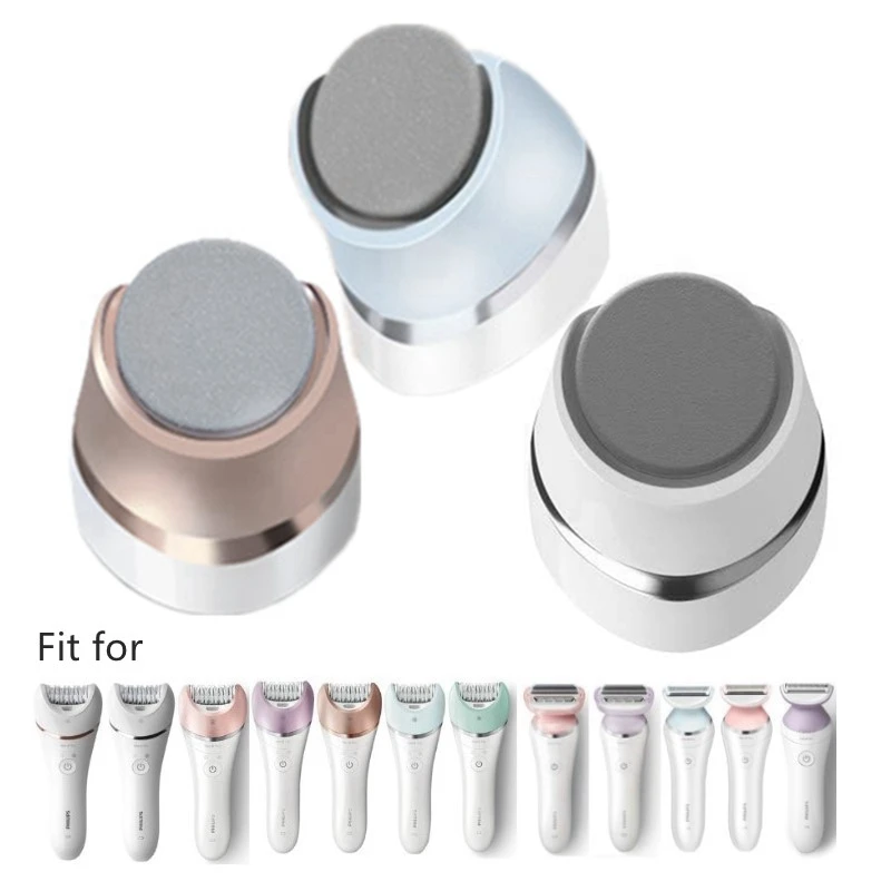 Professional Foot Scrubber Hard Dead Skin Pedicure Replacement Head for Philips Epilator Series 8000, SatinShave Advanced Shaver