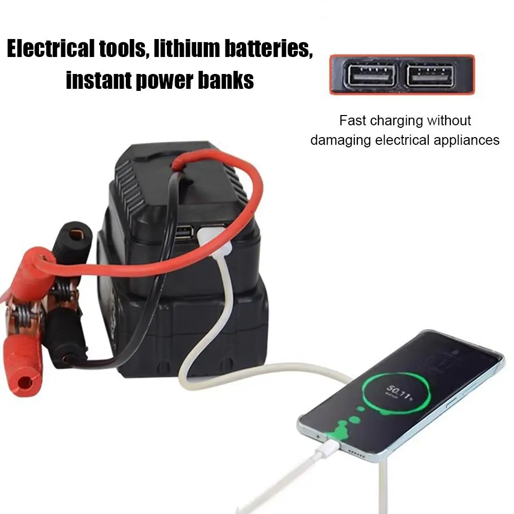 Adattatore Batteria Makita 18V Per Auto - Avviatore E Caricatore Portatile Adattatore Batteria Makita 18V Per Auto - Avviatore E Caricatore Portatile