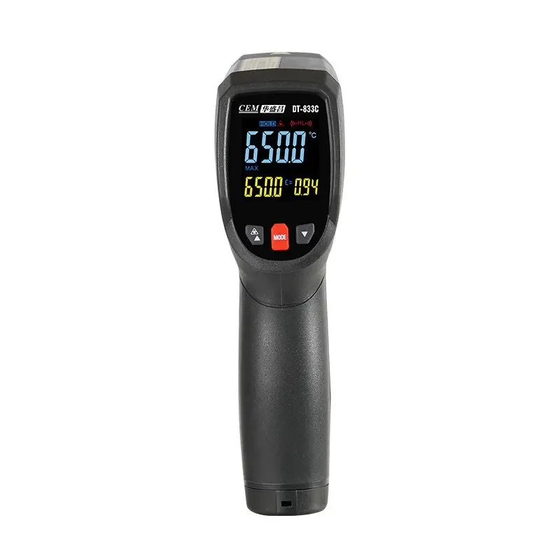 dt-833c-50~650℃-infrared-dual-laser-thermometer-high-precision-handheld-non-contact-industrial-grade-thermometer