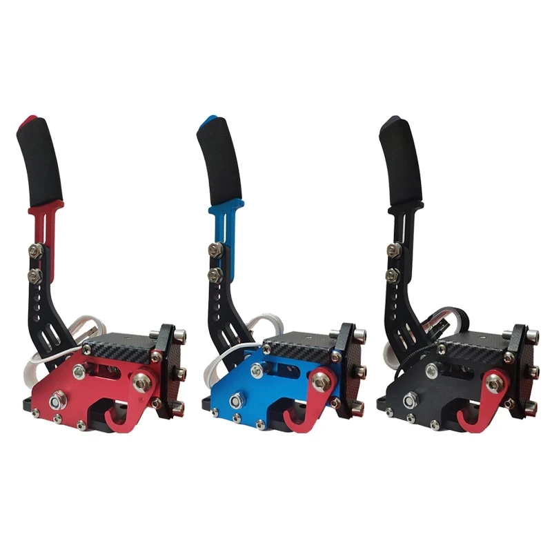 New 14Bit USB Handbrake SIM For G25/27/29 T500 PC Racing Games FANATECOSW DIRT RALLY Hand Brake System Red Black Blue