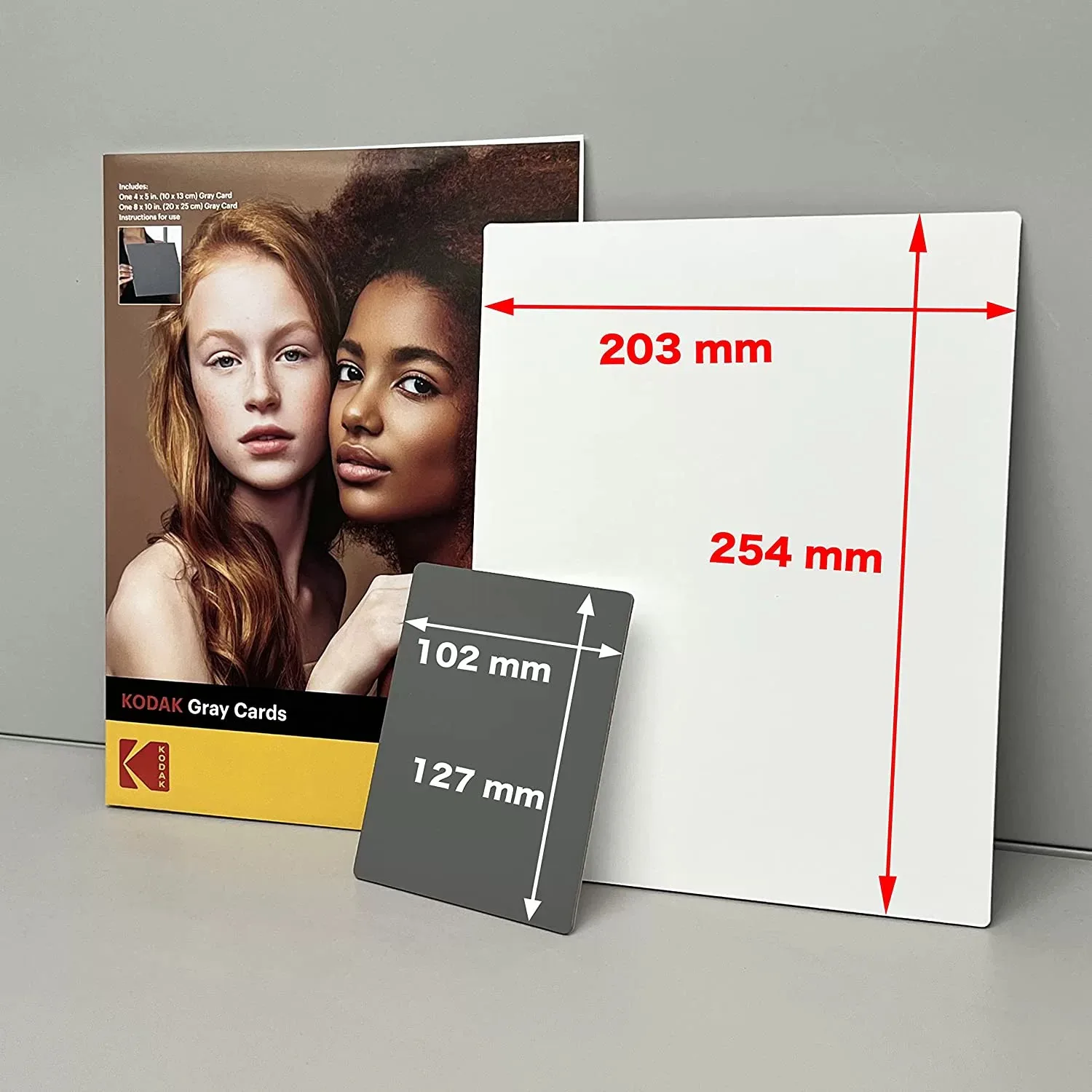 Kodak R-27 Gray Card Camera Photography White Balance correction card 18% neutral gray scale