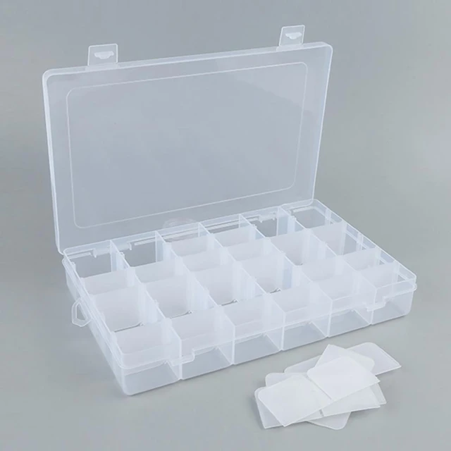 36 Grids Transparent Storage Box Bead Organizer Divider Box