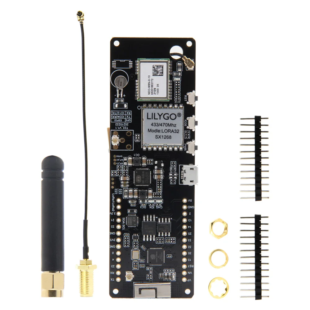 LILYGO&reg; T-Beam V1.2 LoRa Wireless Module ESP32 LoRaWAN 433MHz 868MHz 915MHz IoT Development Board GPS WIFI AXP2101