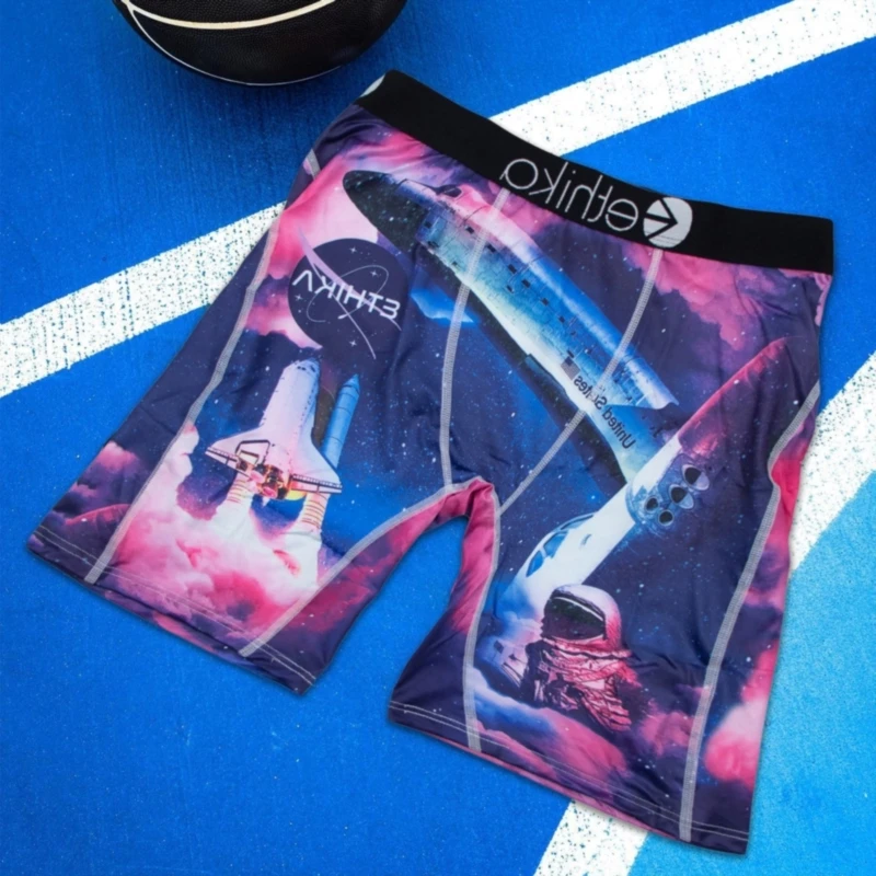 Men Underwear Boxers Fashion Printed Male Panties Lingerie Men Underpants Boxershorts Trunks Plus Size Breathable Men's Boxers 5