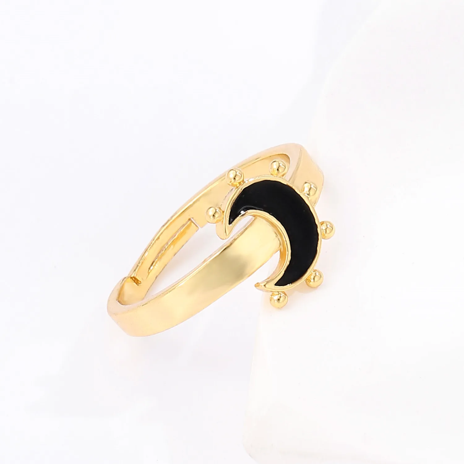 2021 INS Color Rainbow Fashion Rings For Women Finger Jewelry Clear CZ Colorful Neon Enamel Open Adjusted Dome Ring