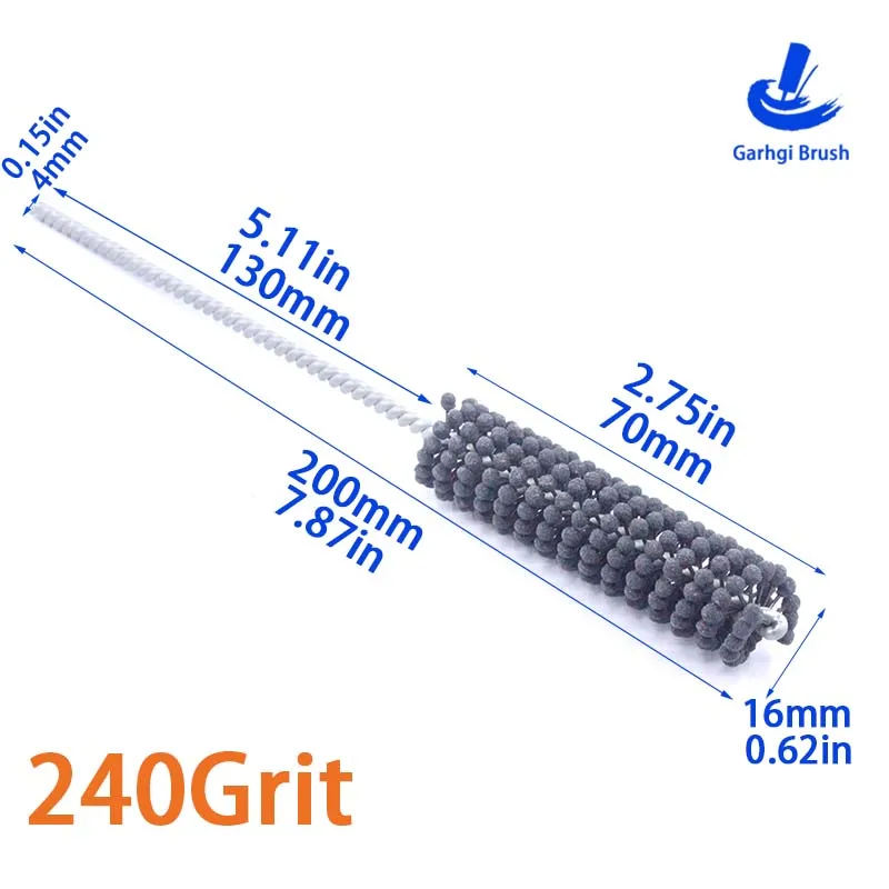 High-Performance 240 Grit Cylinder Honing Brush for Metal Grinding & Deburring