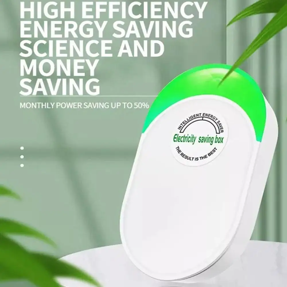

Power Saver 90V-250V Power Energy Saver Box Socket Power Factor Power Saver Home Power Saver US/EU/UK Adapter