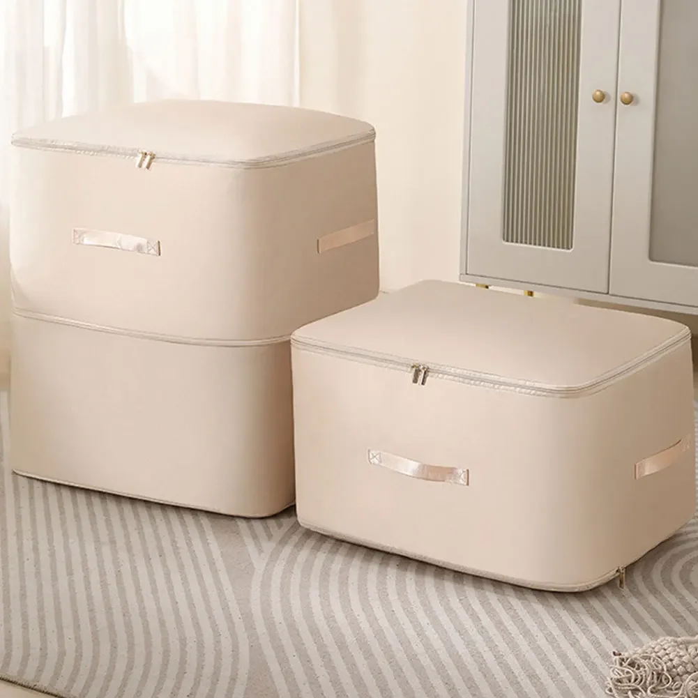 Closet Organizer Folding Organizer Bag Space Saving Self Compression Organizer for Comforters Bedding Blankets Clothing Pillows 2