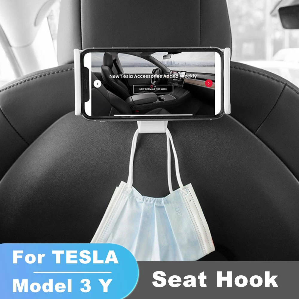 strak knal virtueel For Tesla Model 3/Y Back Seat Phone Holder Stand Auto Headrest Bracket  Support For Tablet PC iPad Mini Pro| | - AliExpress