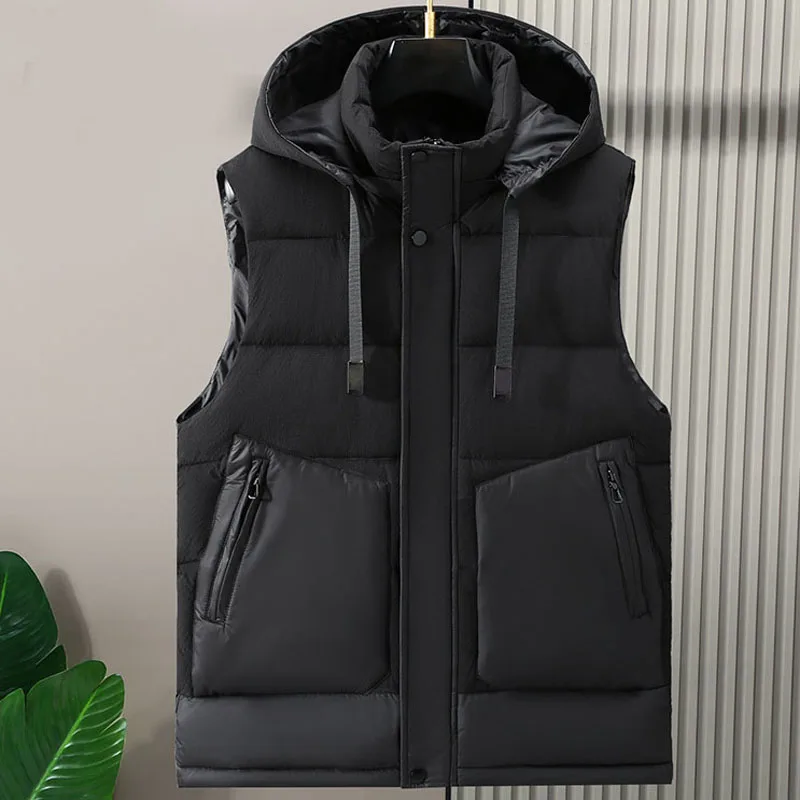 Plus Size 145kg Autumn Winter 8XL Large Size Vests 7XL 6XL Loose Sleeveless Jackets 6