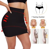 Demi-glissement Shapewear pour femmes sous les robes, culotte intégrée, taille haute, contrôle du ventre, jupes, rehausseur de fesses, robe modelante 5