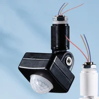 LED Motion Sensor 220V 110V Auto PIR Infrared Detector 180 Degree Rotatable Outdoor Timer Light Switch PIR Motion Sensor - Image 3