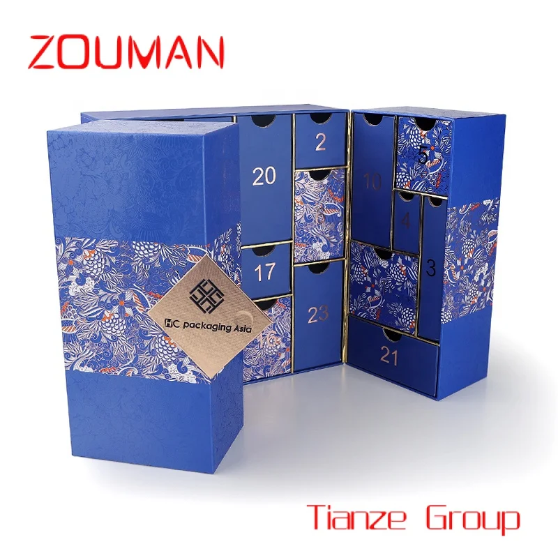 Custom Hot Custom Advent Calendar Empty Luxury Cardboard Paper Gift custom-hot-custom-advent-calendar-empty-luxury-cardboard-paper-gift