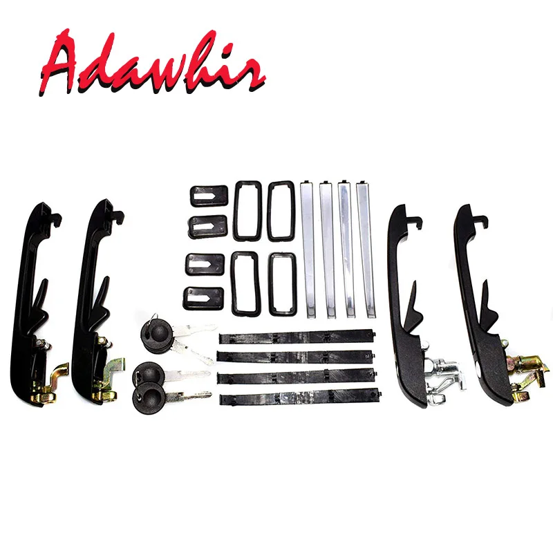 4pcs Outside Exterior Door Handles 191837205A 191837206A For VW Golf Jetta Quantum Rabbit Scirocco 1980-1992 | Автомобили и