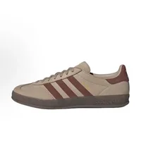 Adidas Originals Gazelle Indoor Khaki Brown Style rétro britannique Antidérapant Durable Hommes Femmes Chaussures de skate Entraînement allemand JQ8387 2