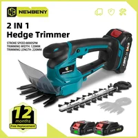 8000RPM Electric Hedge Trimmer 2IN1 Cordless Handheld Rechargeable Lawn Garden Bush Scissors Power Tools For Makita 18V Battery 1