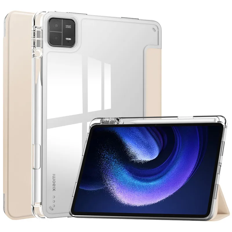 Smart Tablet Funda For Xiaomi MiPad 6 Pro Case With Pencil Holder Shell For Xiaomi Pad 6 Pro Case 2023 11 inch For Mipad6 Cover_voghion.com
