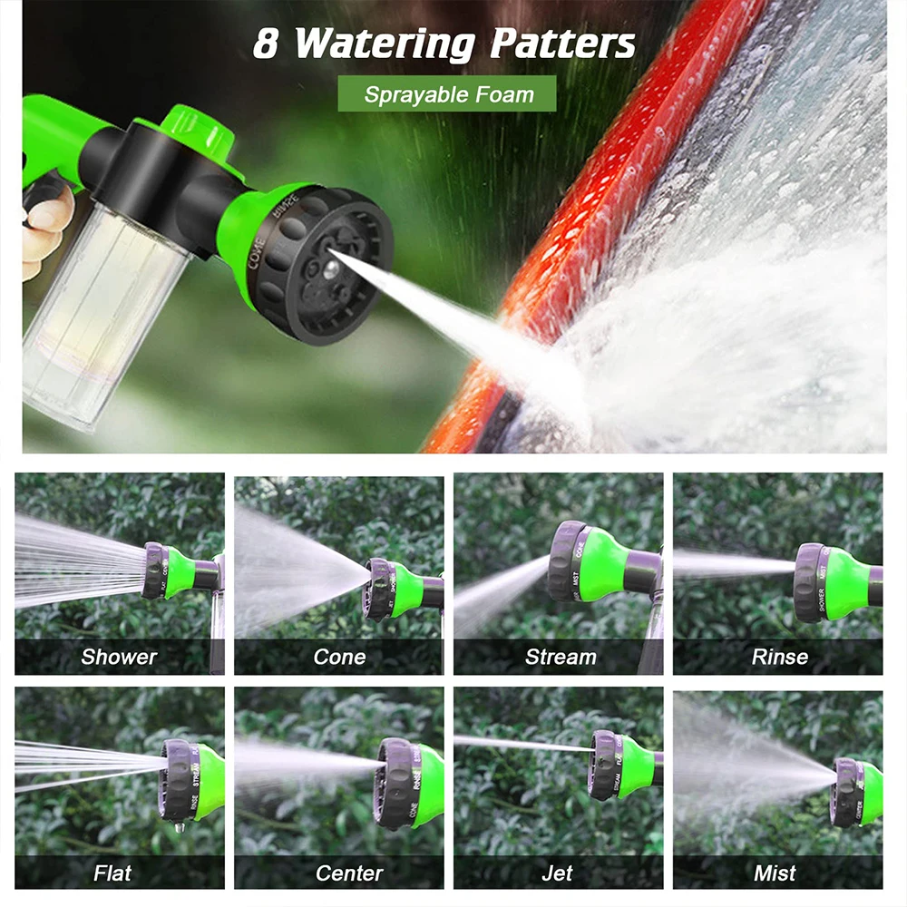 Bath Showerhead Dog Shower Gun 8 Mode Bath Brush Foam Sprayer Garden Bathroom Showers Cleaner Tool For Pet Dogs Accessories