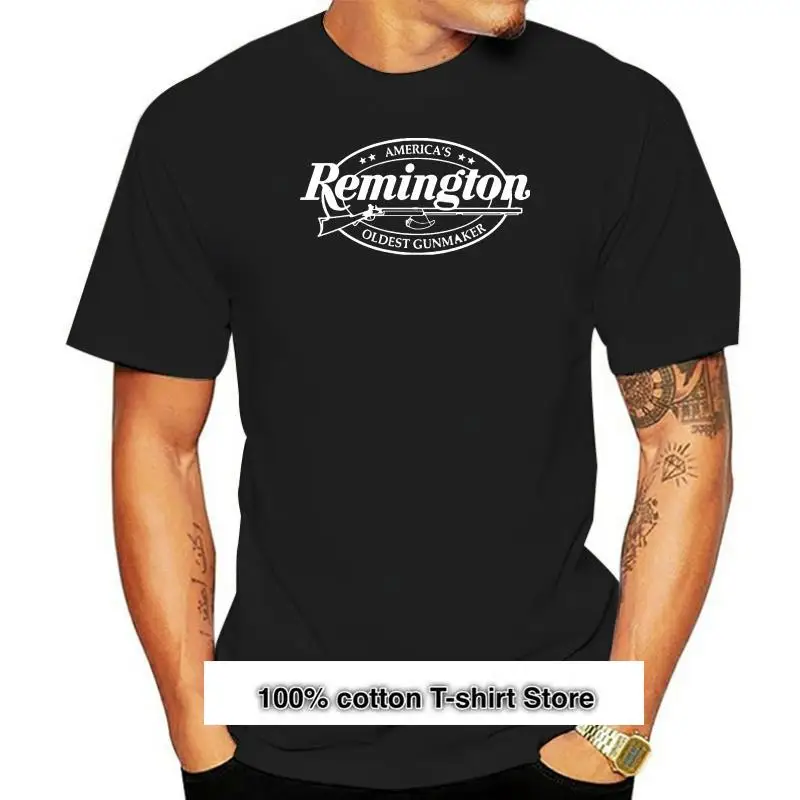 Camiseta Negra De Armas De Fuego De Remington, Camiseta Miss Antigua De Gunmaker
