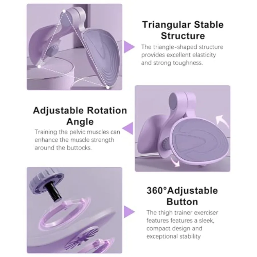 Hip Trainer Kegel Exerciser, Pelvic Floor Trainer, Inner Thigh Exerciser for Women, Pelvic Floor Muscle Exercise Devices