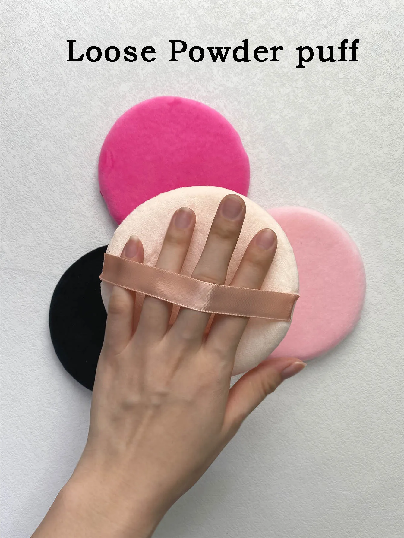 4pcs Add a large makeup sponge powder puff for soft face 2