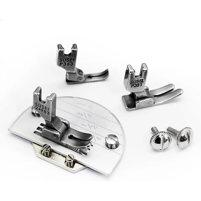 Sewing Machine Bobbins & Presser Feet Kit - 25 Bobbins, 5 Feet, 2 Cases For Juki/Singer - View #2