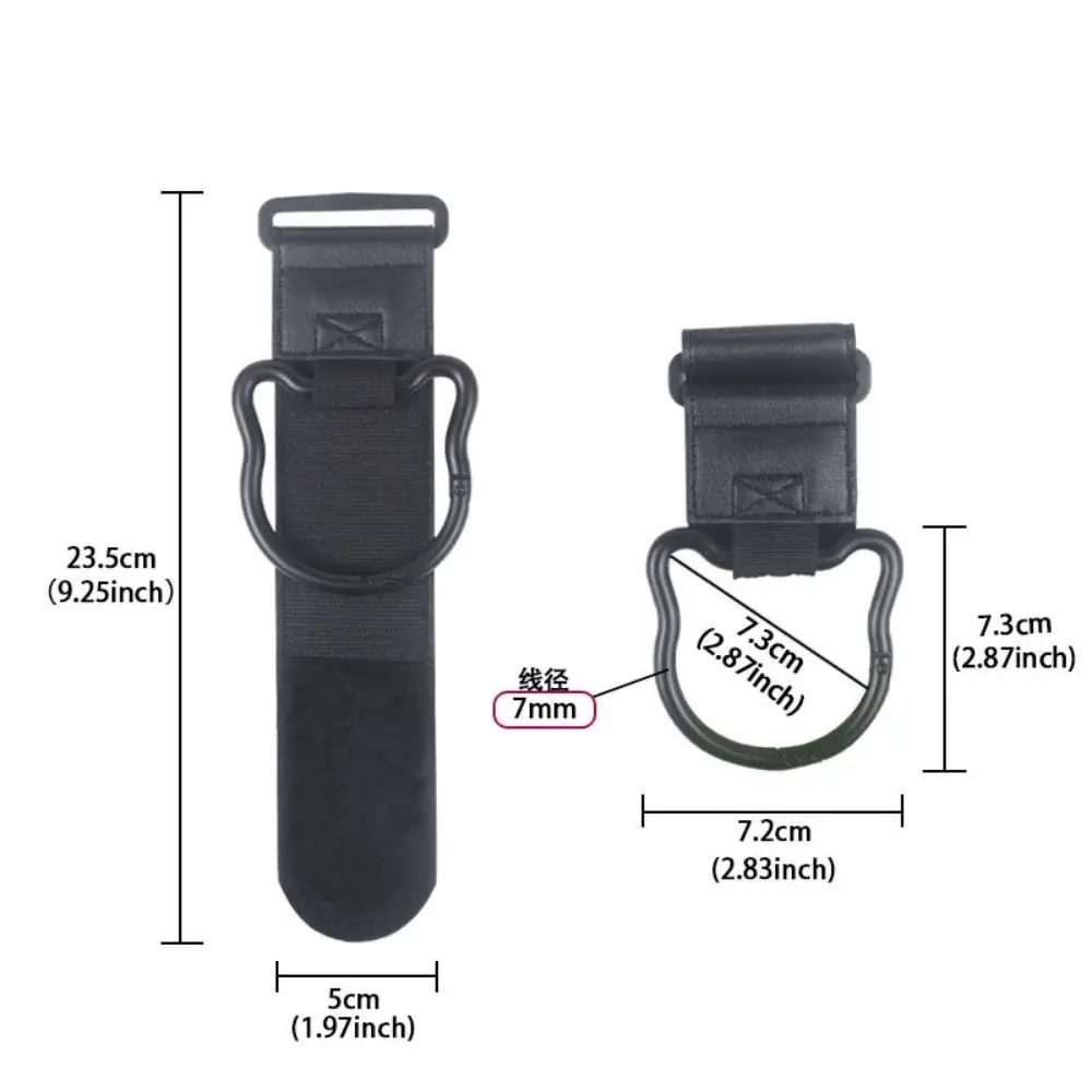 Cute Cartoon Bear Baby Stroller Hooks Solid Color PU Hanging Hook Cart Organizer Cartoon Stroller Accessories Bicycle