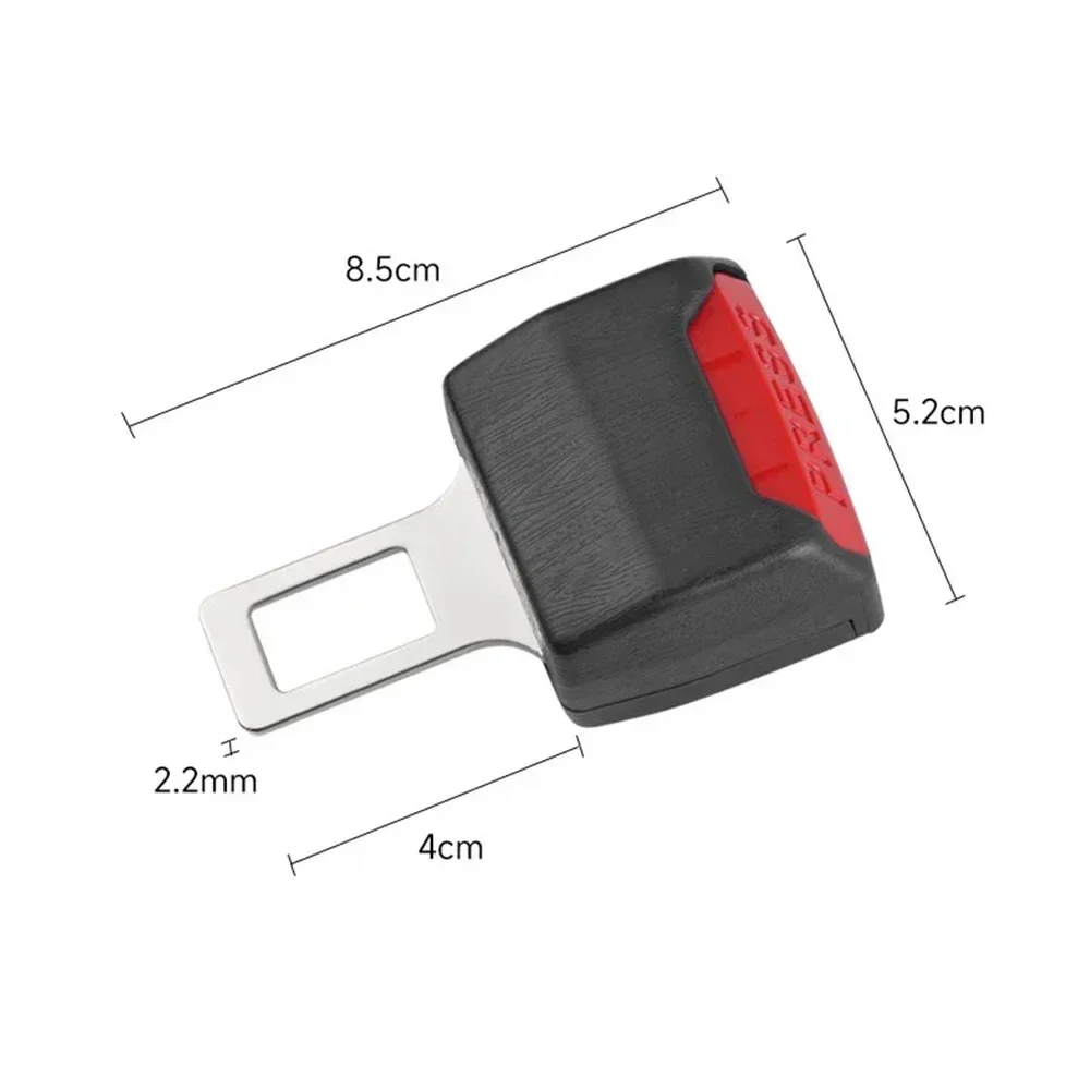 Car Seat Belt Clip Extender Safety Seatbelt Lock Buckle Plug Thick Insert Socket Extender Safety Buckle Seat Belt Cover