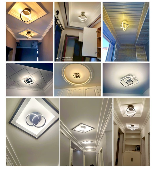 Led Plafonniers Lampe Salon Maison  Plafond Luminaire Couloir-Led  Moderne-Aliexpress