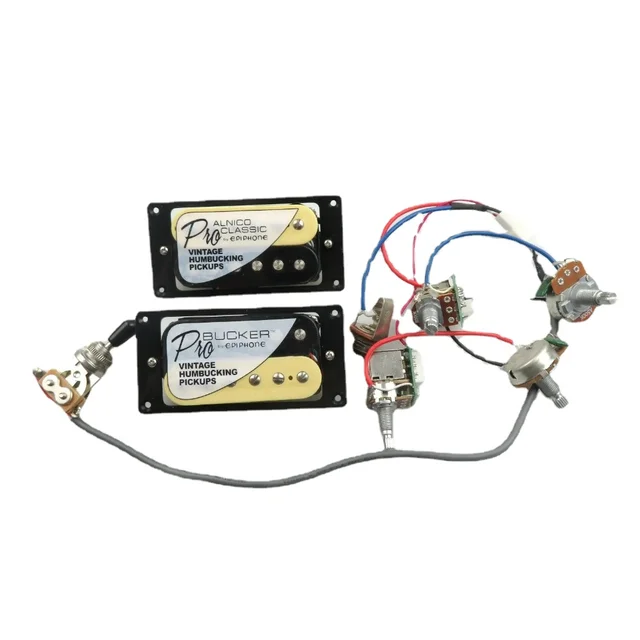 Epiphone Humbucker Alnico Classic 57 And PRO Bucker Guitar Pickups Push