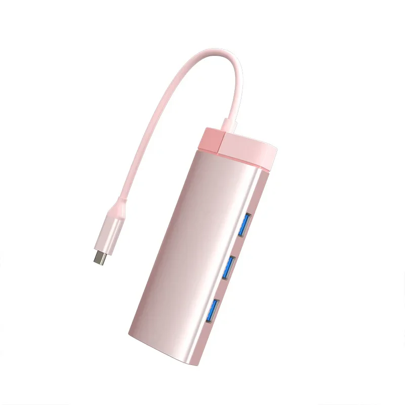 USB-C Extender Hub USB 3.0 100M Docking Station PD100W Charging 4K HDMI 1080P for Xiaomi Lenovo Macbook Pro 13 15 Air