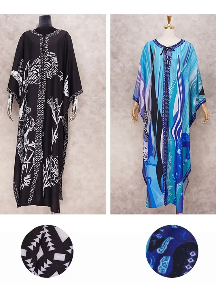 Women Summer Beach Dress Swim Wear Cover Up Tunic Robe Kaftan