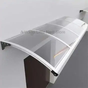 Casa Villa Balcone Grondaia Porta d'ingresso Baldacchino Riparo dal sole Cortile esterno Gazebo antipioggia Tenda antipioggia in lega di alluminio con lavandino 1