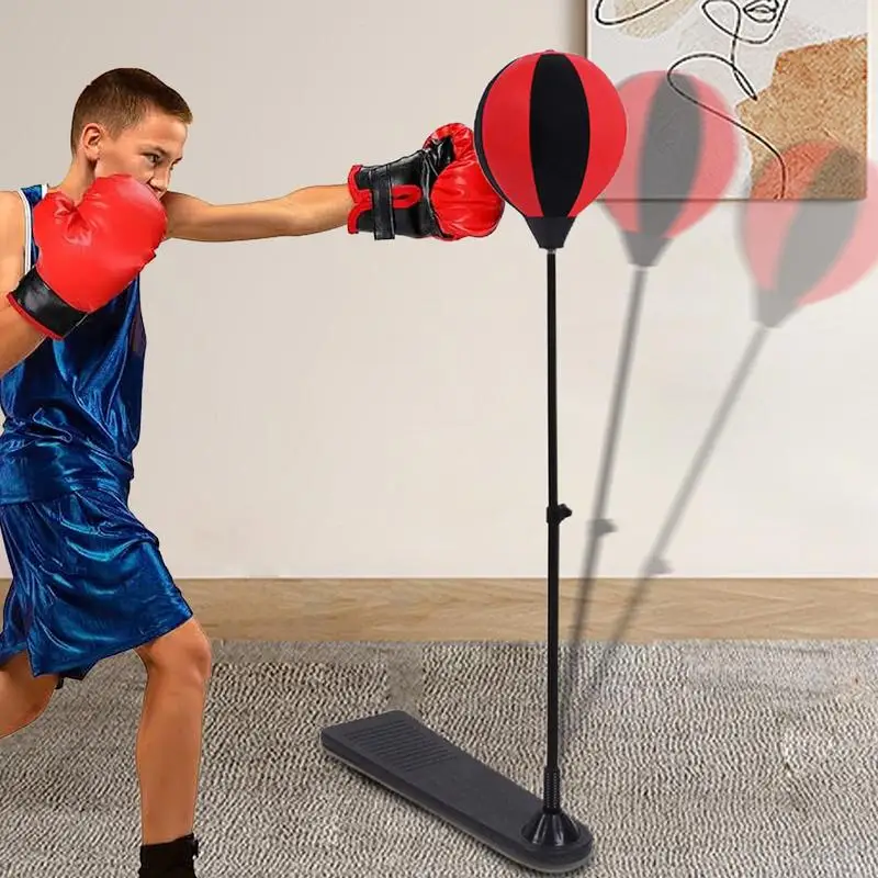 Set sacco da boxe per bambini, sacco da kickboxing da 0,8 m, con spugna da Set sacco da boxe per bambini, sacco da kickboxing da 0,8 m, con spugna da