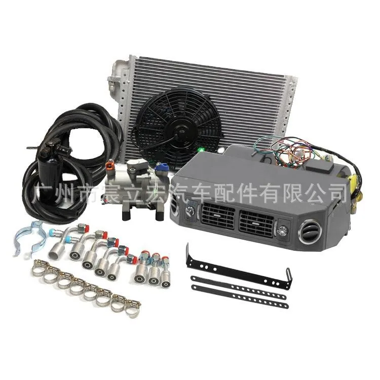 12V 24v Electric Air Conditioning Suite Business Vehicle RV Van Car Air Conditioning Modified Parking Set