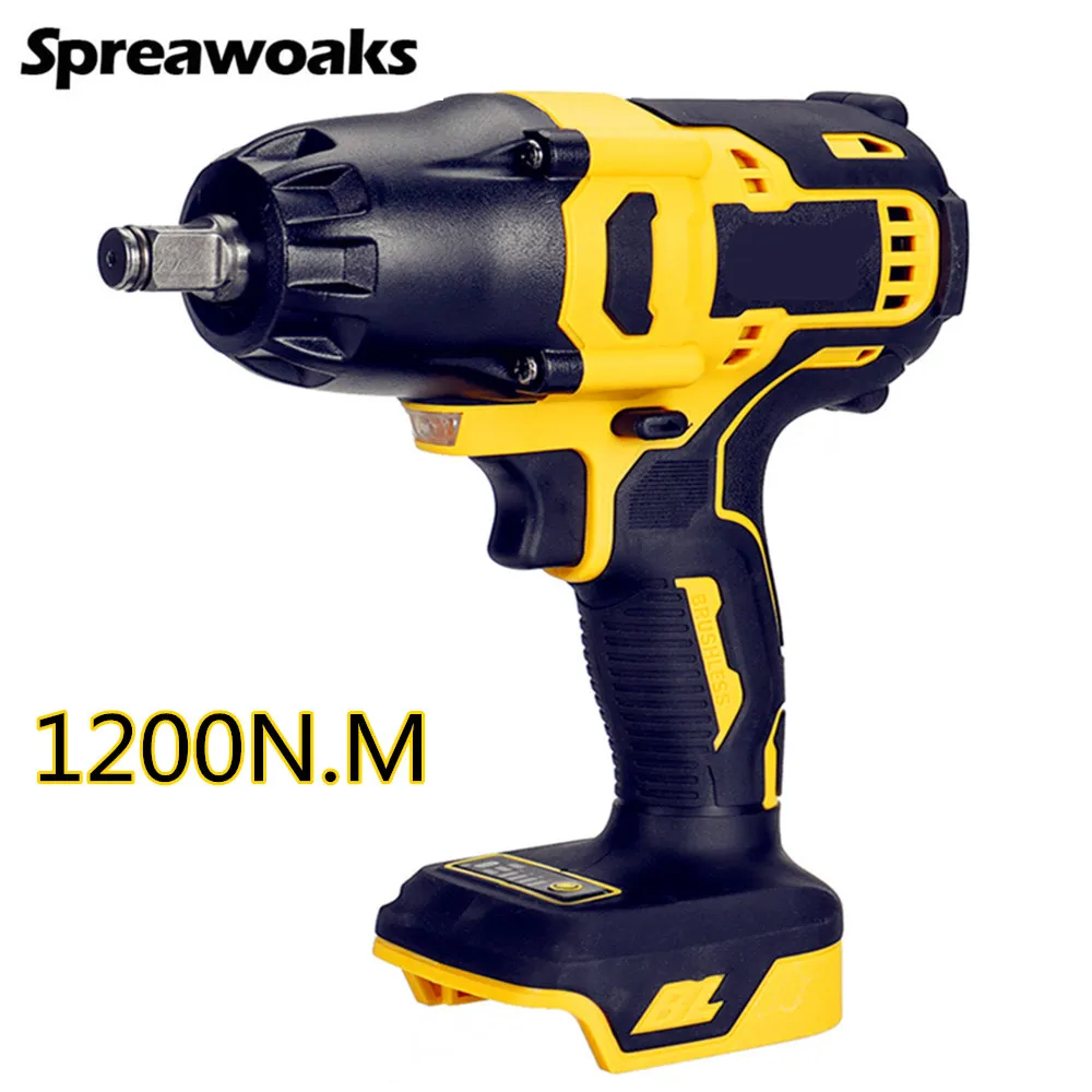 1200NmBrushlessImpactWrench4GearsAdjustableElectricCordless