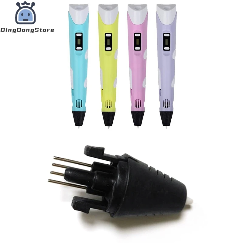 3D Printing Pen 1Pc 50mm+35mm Printer Pen Injector Head Nozzle Second Generation 5V Printing Pen Parts