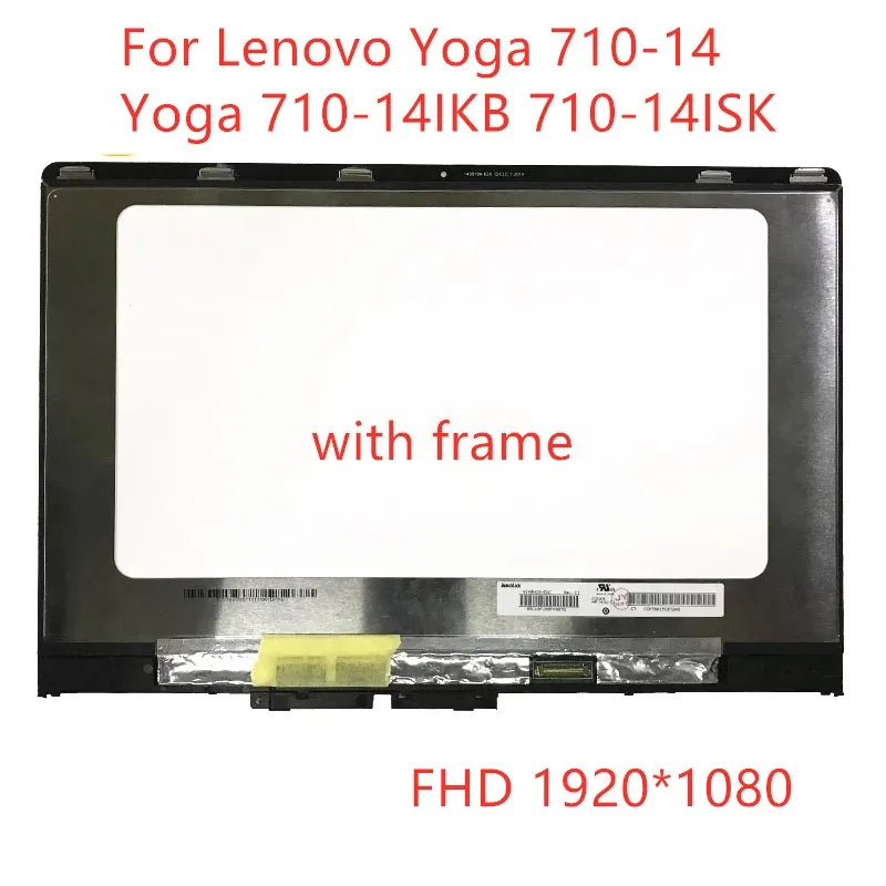 

For Lenovo Yoga 710-14 Yoga 710-14IKB yoga 710-14isk 5D10K81065 5D10K81085 5D10M14182 FHD LED Touch Screen Digitizer Assembly