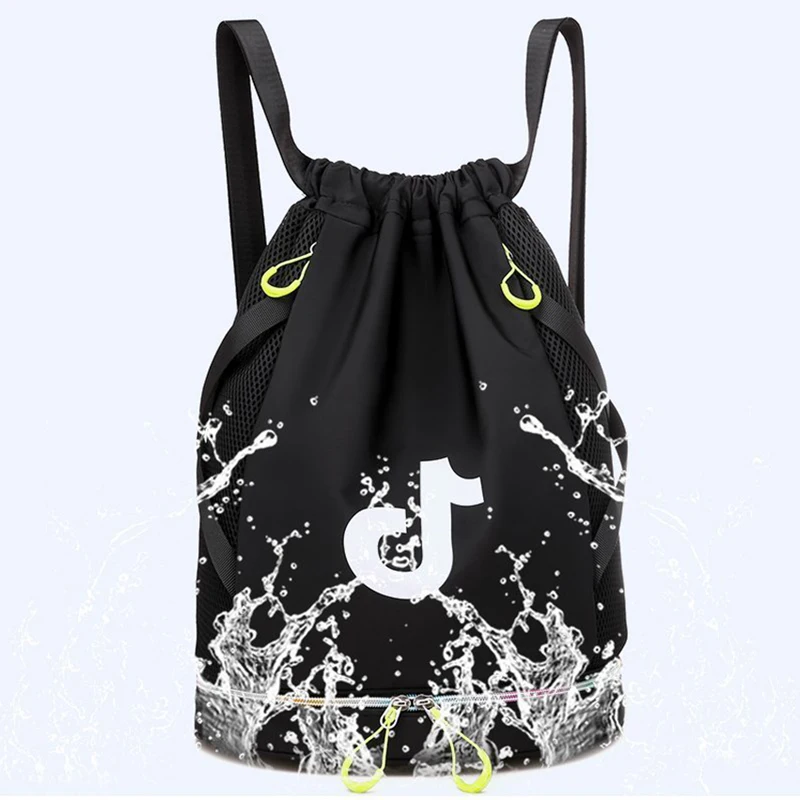 Waterproof Gym Fitness Travel Sport Bag Portable Hiking Climbing Backpack Basketball Soccer Pouch Combo Dry Wet Separation Bag