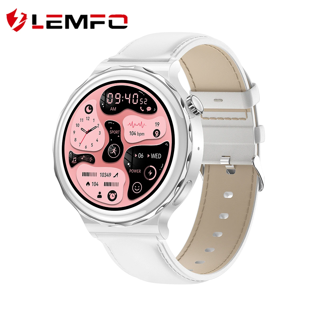 Lemfo Lv02 Smart Watch Women Nfc Bluetooth Call Wireless Charging Realtek  8763e Chip Smartwatch Women 1.32 Inch Hd Screen 2023 - Smart Watches -  AliExpress