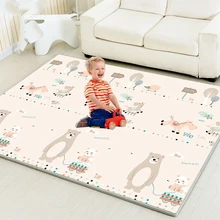 200cm*180cm XPE Thick Baby Play Mat Toys for Children Rug Playmat Developing Mat Baby Room Crawling Pad Folding Mat Baby Carpet