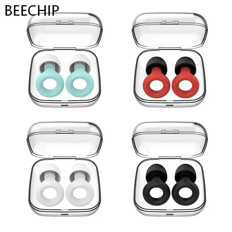 BEECHIP Bouchons d'oreilles anti-bruit pour dormir, bouchons d'oreilles insonorisants pour la natation, anti-bruit, antidérapants, pour dormir, pour le surf