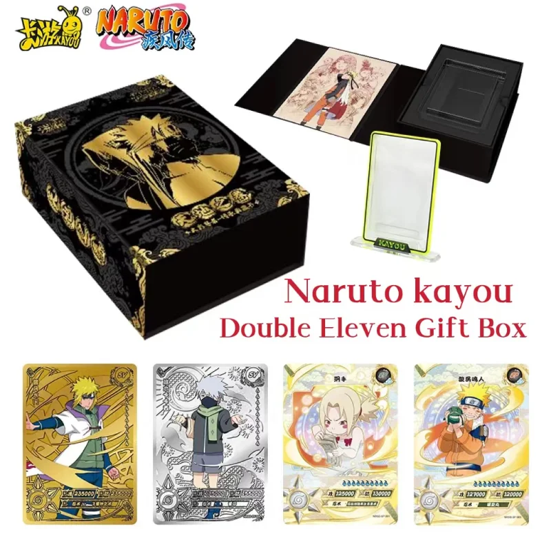 

Kayou New Naruto Card 11.11Gift Box Rare Kakashi Minato SV SE Collection Card Gift Box Inheritance Heaven and Earth Scroll Box