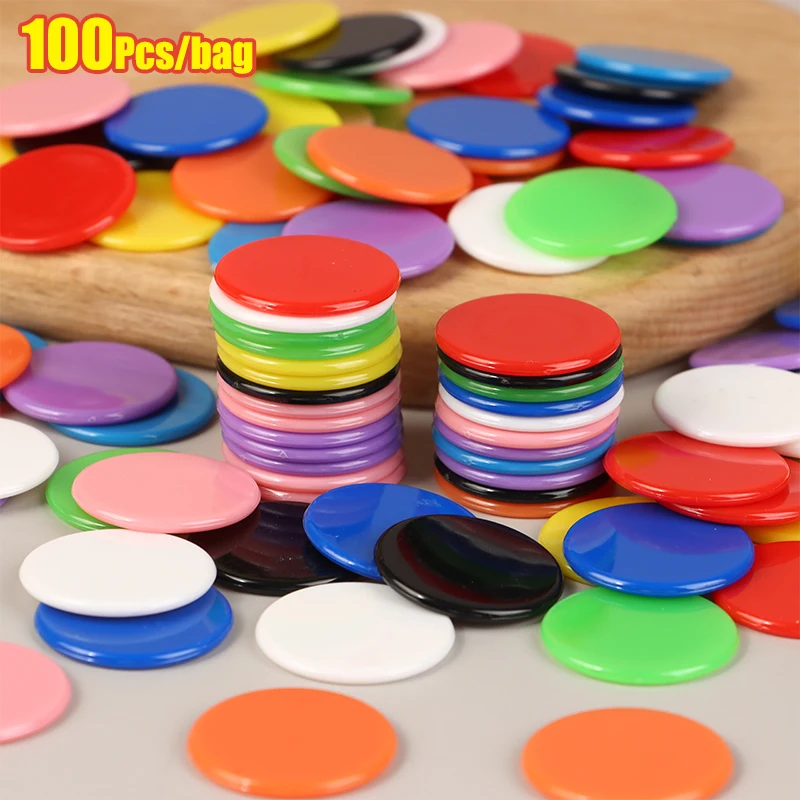 Poker Chips Math Bingo Chips 100Pcs
