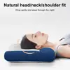 Memory Foam Neck Support Pillow Neck Pain Relief Pillow for Side Back Sleepers Summer Rebound Elastic for Circulation for Sleep 6