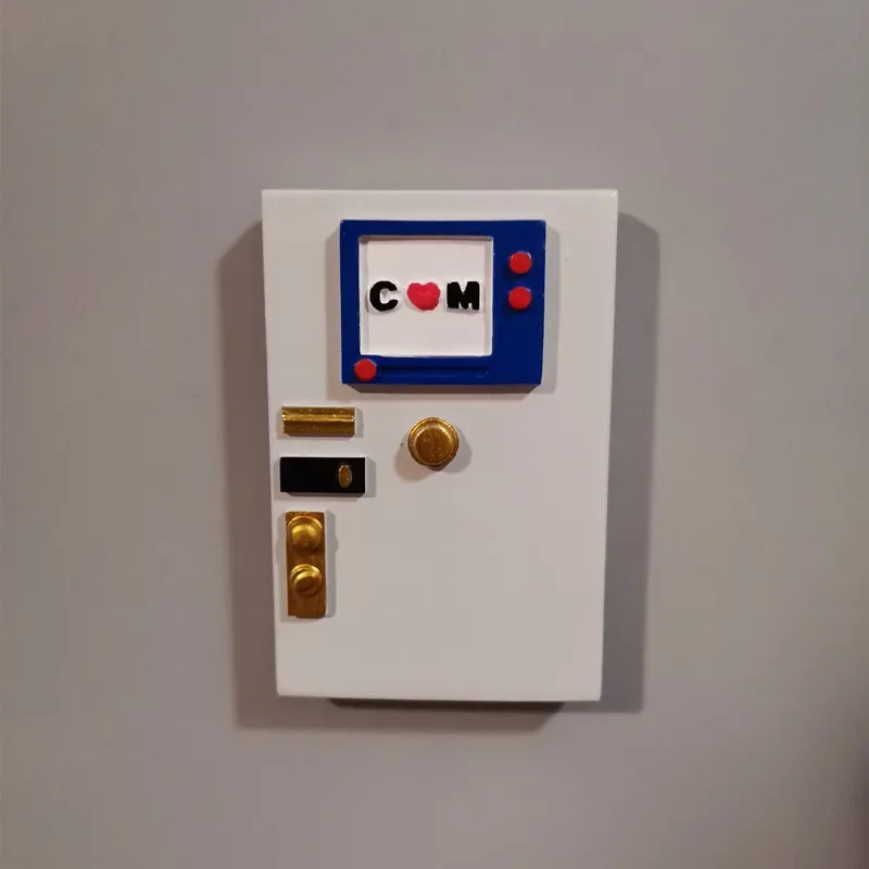tv show friends related monica's door Joey Chandler's souvenir Phoebe Resin fridge magnets tv show fridge magnets