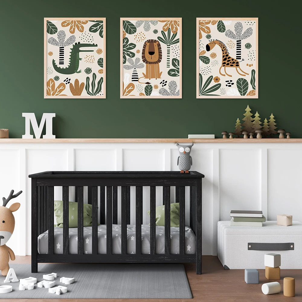Jungle Theme Nursery Wall Decor