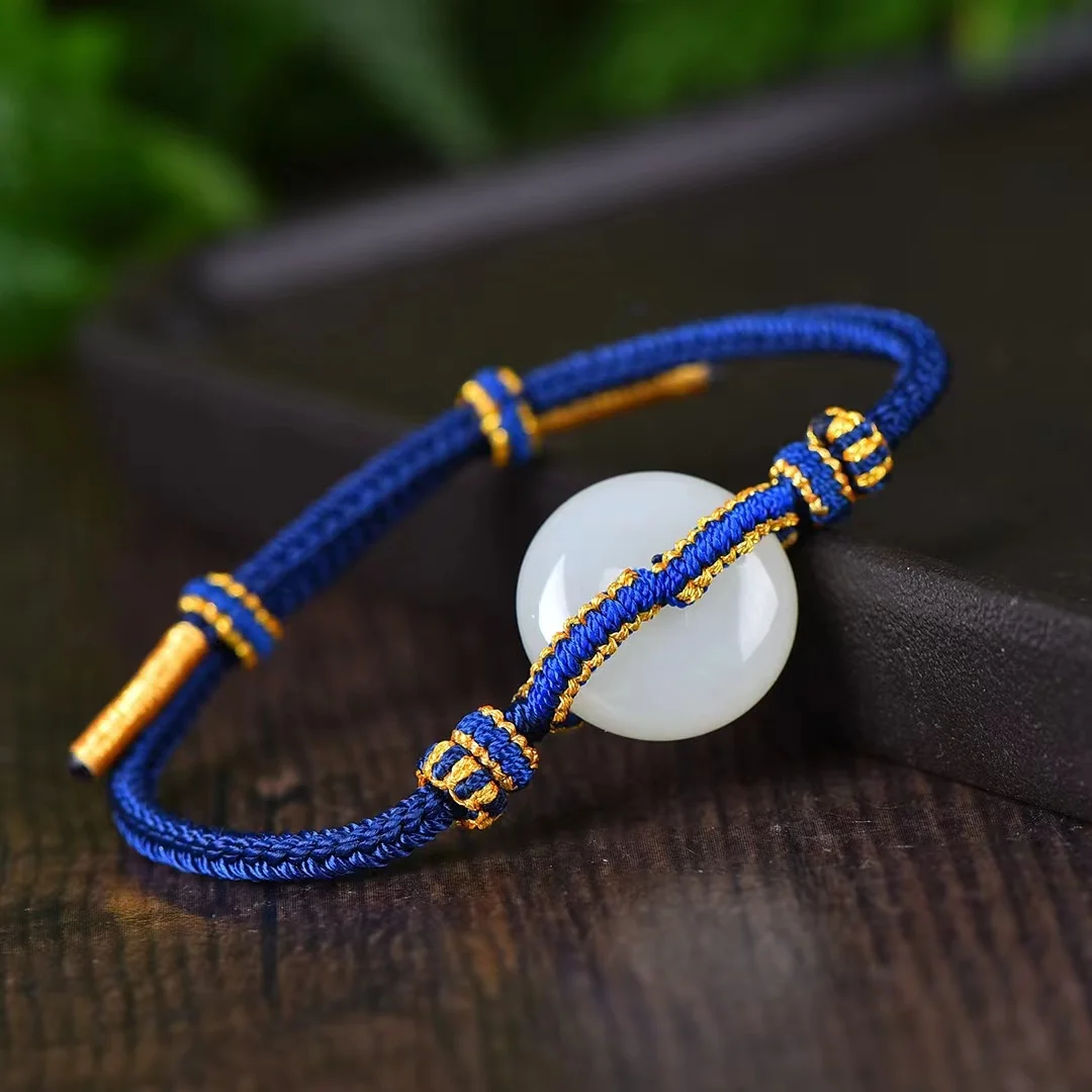 

Новинка Hetian нефритовый браслет с пряжкой ручной работы мир и безопасность ювелирные изделия 2612-3 #